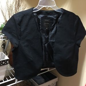 The Limited Short Sleeves Black Blazer Size L